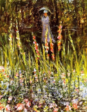 El Jardín Gladiolos Claude Monet Impresionismo Flores Pinturas al óleo